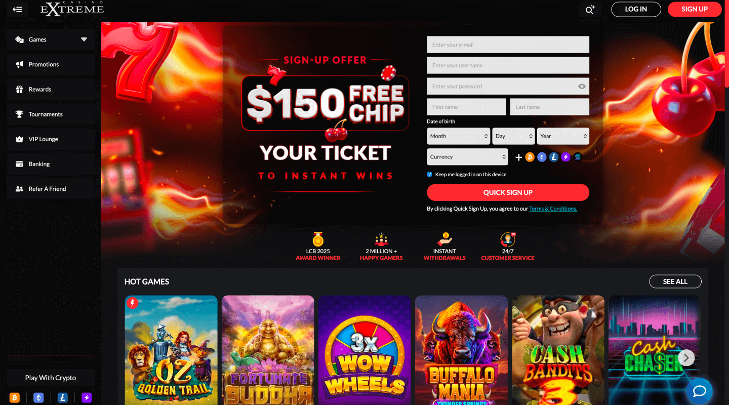 Logo du casino Extreme